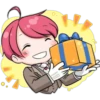 ︎Anime boy pink ︎ 23