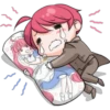 ︎Anime boy pink ︎ 29
