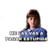 ME LAS VAS A
PAGAR ESTUPIDA