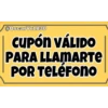 @OscarVr1830
CUPÓN VÁLIDO
PARA LLAMARTE
POR TELÉFONO