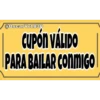 @OscarVr1830
CUPON VALIDO
PARA BAILAR CONMIGO