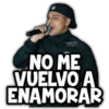 NO ME
VUELVO A
ENAMORAR