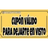@OscarVr1830
CUPON VALIDO
PARA DEJARTE en VISTO