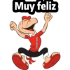 Muy feliz