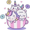 𑁍Unicornios cute🦄 9