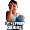 (AY, NO PUEDO
CREER ESOI