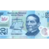 Banco de México Veinte Pesos 20 Pesos