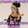 ¿Llegaste en patrulla?
Pilar Mata
20 por qué te sientes
el oficial?
