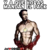 YA QUE HORAS
MANDAN EL PACK
Javi DOⒸ Ⓒ