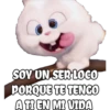 SOY UN SER LOCO
PORQUE TE TENGO
ATEN MI VIDA