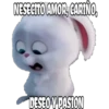 NESECITO AMOR, CARINO,
DESEO V PASION