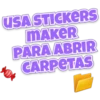 USA STICKERS
MAKER
PARA ABRIR
CARPETAS
