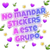 NO MANDAR
STICKERS
AESTE
GRUPO