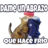 DAME un ABRAZO
Que HACE FRÍO