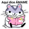 Aquí dice ÁMAME
@lexa