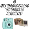 4 ELE HAS ENVIADO TU PACK A ALGUIEN? Instax OLD M Picane