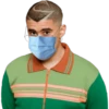 Celebrities with face masks 6