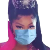 Celebrities with face masks 11