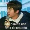 Me parece una
falta de respeto