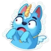 Gato Unicornio Azul 8