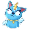 Gato Unicornio Azul 12