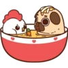Pug cute 💛🧡 15