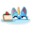 Gato Unicornio Azul 17