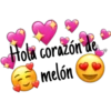Hola corazón de
melón