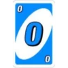 Cartas Uno Azul 7