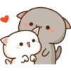 peach cat and boyfriend 14