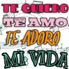 TE QUIERO Mile Mile TE AMO FS ADORO MI VIDA