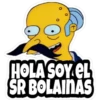 HOLA SOY.EL
SR BOLAINÁS