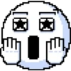 ※Emoji pixel blanco※ 20