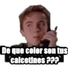 De que color son tus
calcetines P2?