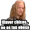 Xfavor chicos.
no es tan obesa