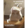 Yo queriendo
abrazarte
La pantalla:(