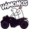 VAMONOS @HARLEY_STICKERS O