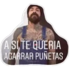 A SI TE QUERIA
AGARRAR PUÑETAS