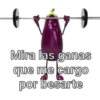 Mira las ganas
que me cargo
por besarte