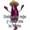 Relaja la raja
y disfruta
la fruta