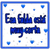 Esa falda está
muy.corta