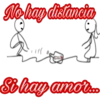 No hay distancia
""(
Si hay amor...