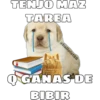 TENJO MAZ
TAREA
@ballolet88
GANAS DE
BIBIR