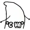 *C VA Harley Stickers