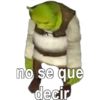 no se que
decir