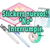 Stickers nuevos!! No Interrumpir. Ye