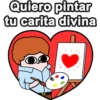 Quiero pintar
tu carita divina
G