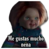 Me gustas mucho
nena