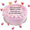 sorry we havent
talked in a while
i dont hate you
im just depressed