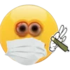 Stickers con mascarillas 18